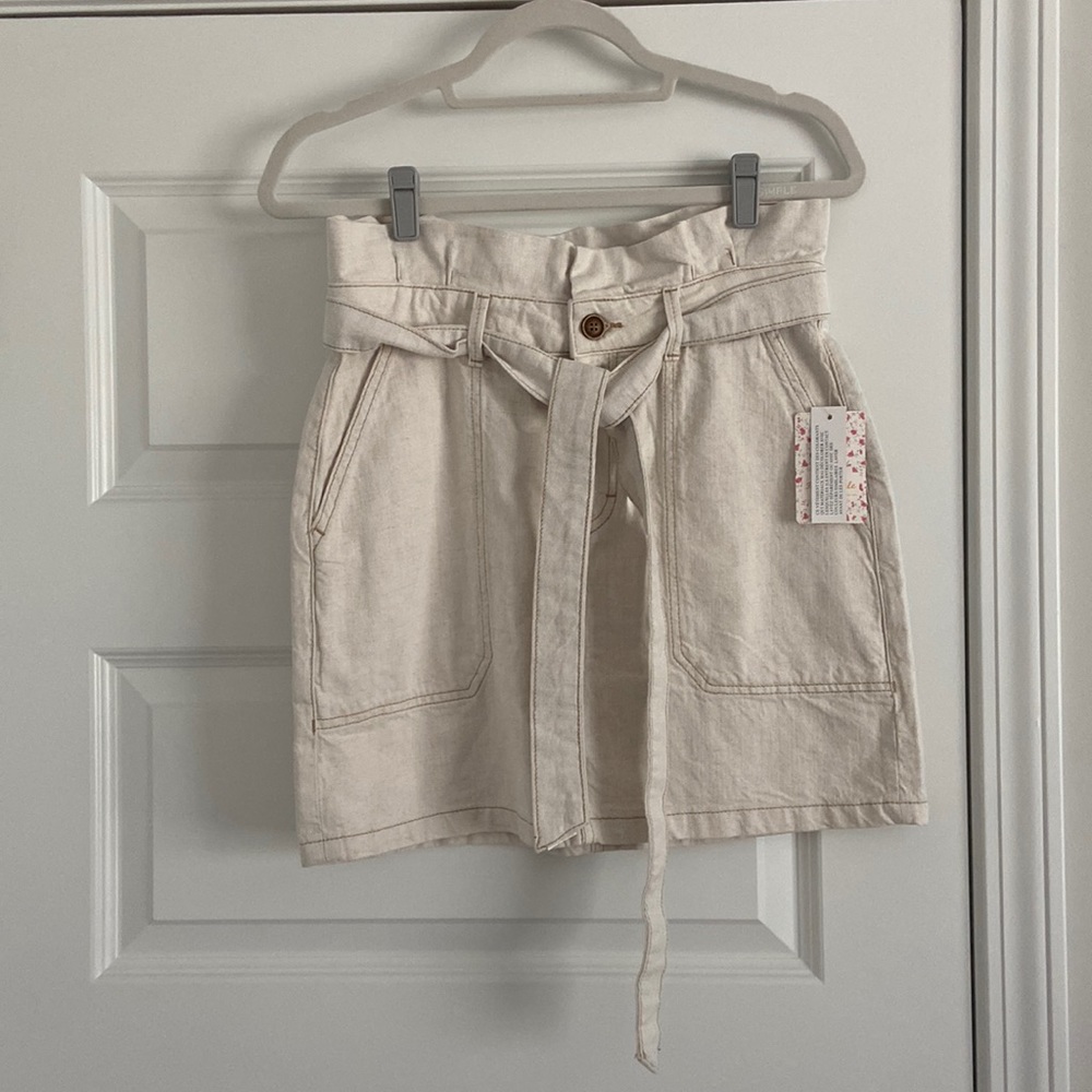 Free People Tan Skirt